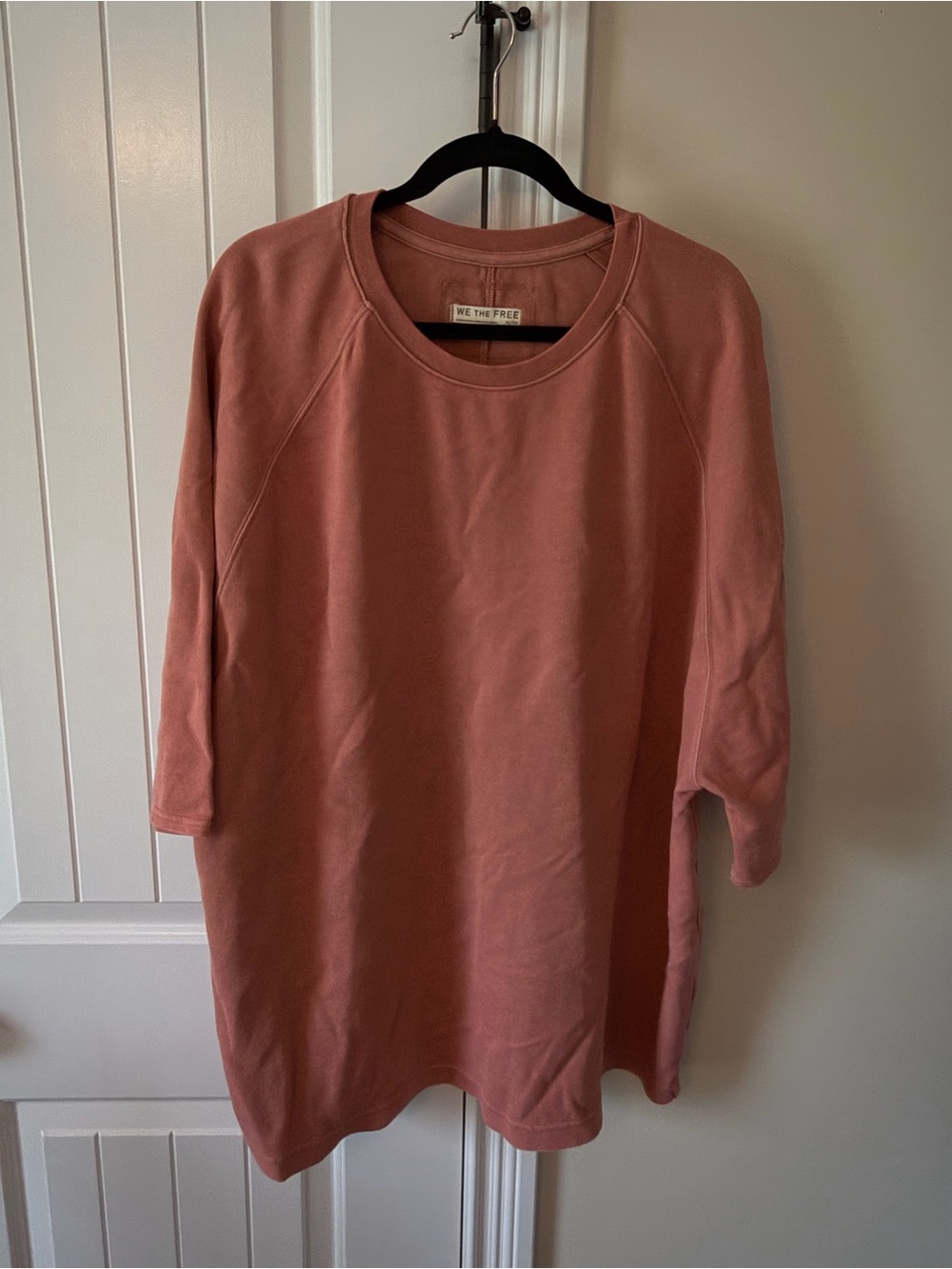 We The Free Dusty Rose Relaxed Crewneck Sweatshirt